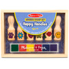 Melissa & Doug Happy Handles Wooden Stamp Set with 6 Stamps and 6 Colors