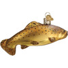 Old World Christmas Glass Blown Ornament for Christmas Tree, Brown Trout