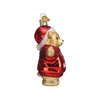 Old World Christmas Glass Blown Christmas Ornament, I Love You More Bear