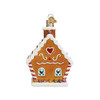 Old World Christmas Glass Blown Holiday Ornament, Sweet Gingerbread Cottage (With OWC Gift Box)