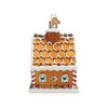 Old World Christmas Glass Blown Ornament for Christmas Tree, Sweet Gingerbread Cottage