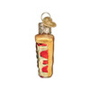 Old World Christmas Blown Glass Mini Ornament for Christmas Tree, Pizza Slice