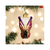 Old World Christmas Glass Blown Ornament for Christmas Tree, Bright Butterfly