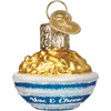Old World Christmas Mini Glass Blown Ornament for Christmas Tree, Mac & Cheese