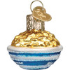 Old World Christmas Mini Glass Blown Ornament for Christmas Tree, Mac & Cheese
