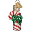 Old World Christmas Mini Glass Blown Ornament for Christmas Tree, Candy Cane