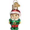 Old World Christmas Blown Glass Mini Ornament for Christmas Tree, Elf