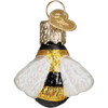 Old World Christmas Mini Glass Blown Ornament for Christmas Tree, Honey Bee