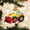 Old World Christmas Blown Glass Ornament for Christmas Tree, Bright-Eyed Bulldozer