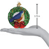 Old World Christmas Glass Blown Ornament for Christmas Tree, Calling Bird
