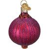 Old World Christmas Glass Blown Red Onion Ornament, 3"