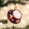 Old World Christmas Blown Glass Ornament for Christmas Tree, Kitty Bowl