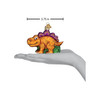Old World Christmas Blown Glass Ornament for Christmas Tree, A-Roarable Stegosaurus