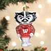 Old World Christmas Wisconsin Bucky Glass Ornament for Christmas Tree