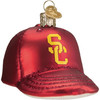 Old World Christmas Glass Blown Ornament for Christmas Tree, USC Baseball Cap (With OWC Gift Box)