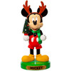Kurt Adler Disney Mickey Mouse with Antlers and Tree Nutcracker, 6"