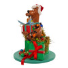 Kurt Adler Officially Licensed Fabriche Scooby-Doo! In Present Table Piece, 5"