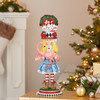 Kurt Adler Hollywood Nutcrackers Collection, Alice with Flamingo, 19"