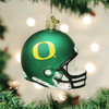 Old World Christmas Blown Glass Ornament for Tree, U of Oregon Ducks Helmet