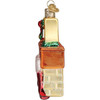 Old World Christmas Glass Blown Ornament for Christmas Tree, Family of 3 Stockings