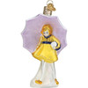 Old World Christmas Blown Glass Ornament for Christmas Tree, Morton Umbrella Girl