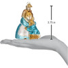 Old World Christmas Glass Blown Holiday Ornament, Mrs. Rabbit And Peter (With OWC Gift Box)