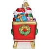 Old World Christmas Glass Blown Holiday Ornament, M&M'S In Sleigh (With OWC Gift Box)