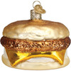 Old World Christmas Glass Blown Holiday Ornament, Breakfast Sandwich (With OWC Gift Box)