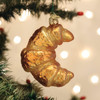 Old World Christmas Blown Glass Ornament for Christmas Tree, Croissant
