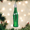 Old World Christmas Glass Blown Holiday Ornament, Sprite Bottle (With OWC Gift Box)