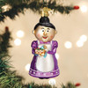Old World Christmas Blown Glass Ornament for Christmas Tree, Cheery Mrs. Claus