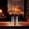 Kurt Adler Harry Potter 10 Floating LED Candles with Wand Remote Light Set, 6"