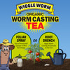 Wiggle Worm Pure Worm Castings Tea - Organic Liquid Fertilizer and Soil Amendment Concentrate for Indoor and Outdoor Plants
