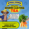 Wiggle Worm Pure Worm Castings Tea - Organic Liquid Fertilizer and Soil Amendment Concentrate for Indoor and Outdoor Plants