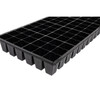 SUNPACK 21" x 11" Heavy Duty 72-Cell Square Insert Tray, Black, 2.5"