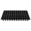 SUNPACK 21" x 11" Heavy Duty 72-Cell Circular Insert Tray, Black, 2.5"