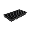 SUNPACK 21" x 11" Heavy Duty 72-Cell Circular Insert Tray, Black, 2.5"