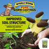 Wiggle Worm Fertilizer Combo Pack – 30lb Pure Worm Castings Fertilizer and Soil Amendment and 8oz Worm Casting Tea Concentrate for Indoor and Outdoor Gardening