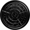 Bosmere Black Down Under Plastic Plant Saucer, 15"