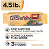 Duraflame 4.5lb Crackleflame Firelogs — Indoor & Outdoor, Crackling Sound, Fast-Lighting (Pack of 4)