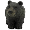 Classic Home and Garden Cement Buddies Indoor/Outdoor Planter with Drainage Hole, Bear Cub — Dark Brown, 7”