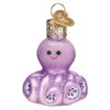 Old World Christmas Blown Glass Ornament for Christmas Tree, Mini Octopus (with OWC Gift Box)