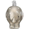 Old World Christmas Blown Glass Ornament for Christmas Tree, Baby's 1st Elephant