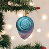 Old World Christmas Blown Glass Ornament for Christmas Tree, Fanciful Spiral Shell