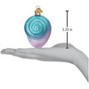 Old World Christmas Blown Glass Ornament for Christmas Tree, Fanciful Spiral Shell