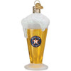 Old World Christmas Blown Glass Ornament for Christmas Tree, Houston Astros Glass of Beer (with OWC Gift Box)