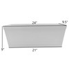 Classic Home and Garden Resin Falmouth Deck Rail Window Box Planter — Starlight White Beadboard, 24″