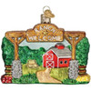 Old World Christmas Blown Glass Ornament for Christmas Tree, Our Ranch (with OWC Gift Box)