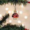 Old World Christmas Blown Glass Ornament for Christmas Tree, Mini Lucky Mushroom (with OWC Gift Box)