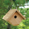 Woodlink Traditional Wren Outdoor Wooden Wild Bird House, 7.5in